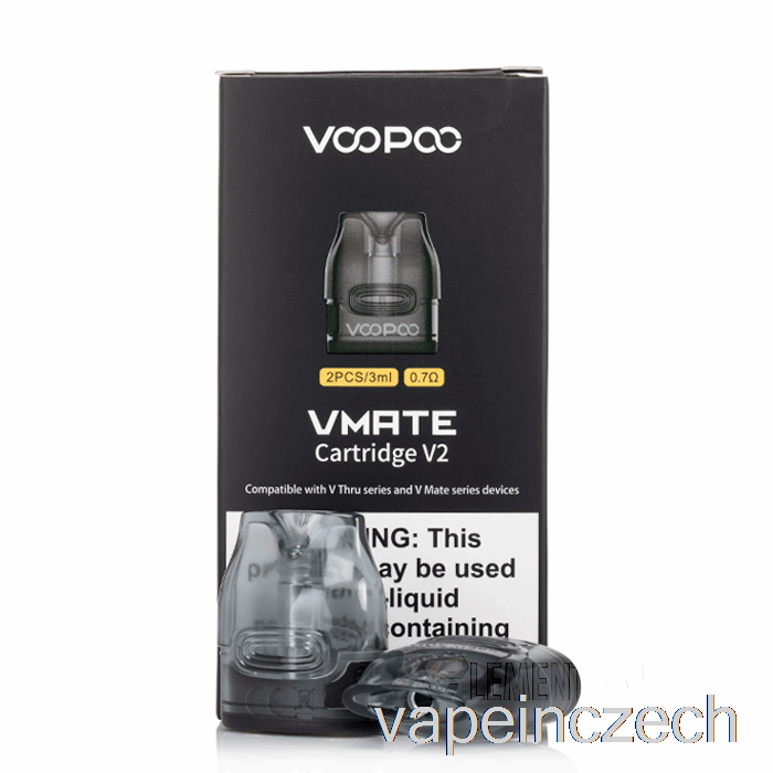 Voopoo V.thru Pro Náhradní Pody 0,7ohm Vmate V2 Pods Vape Bez Nikotinu
